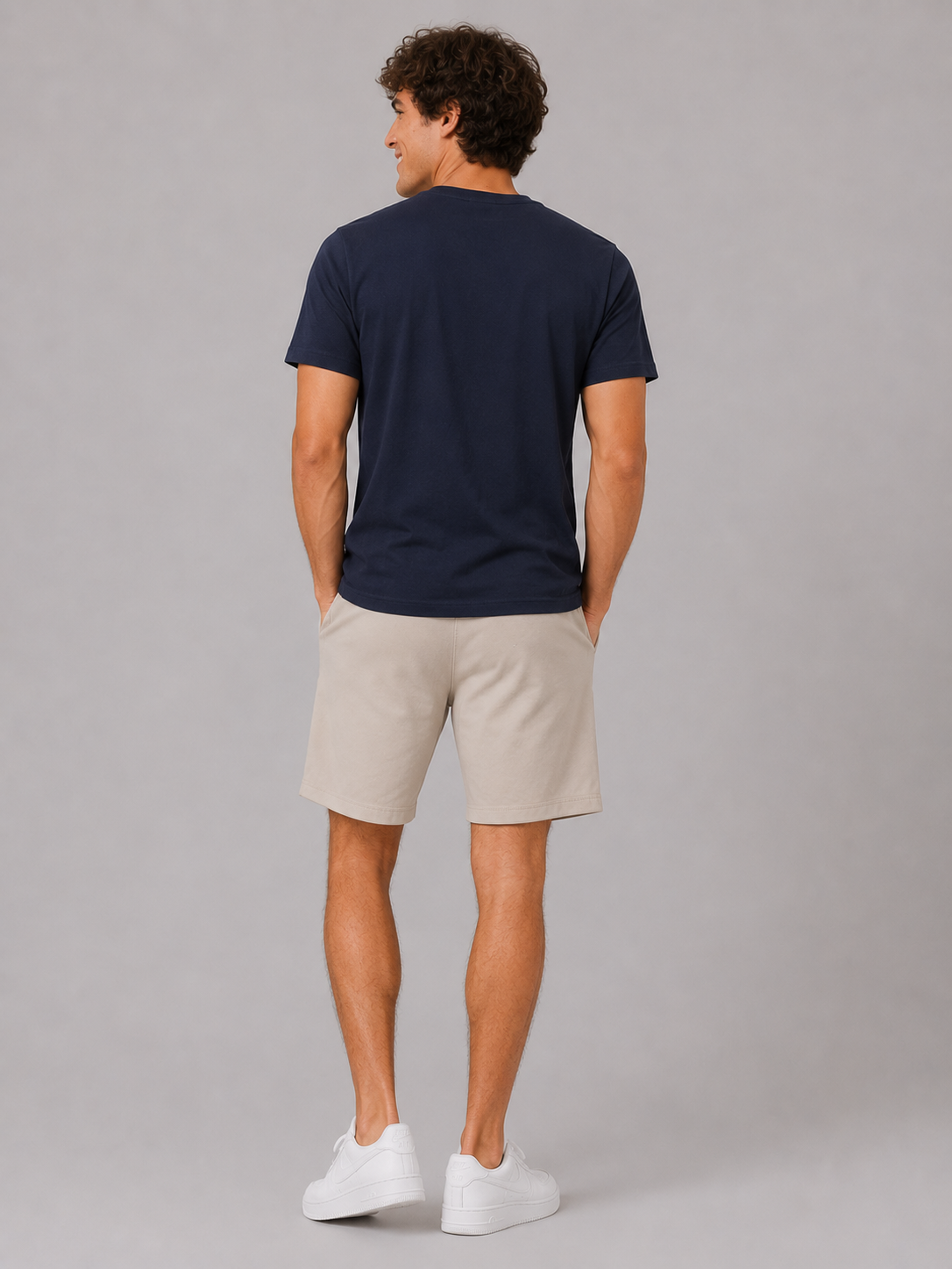 Bermuda Para Hombre Aero Guys Fleece Shorts Egret 4700