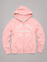 Buzo Para Mujer Aero Girls Fleece Zip Front Silver Pink 3839