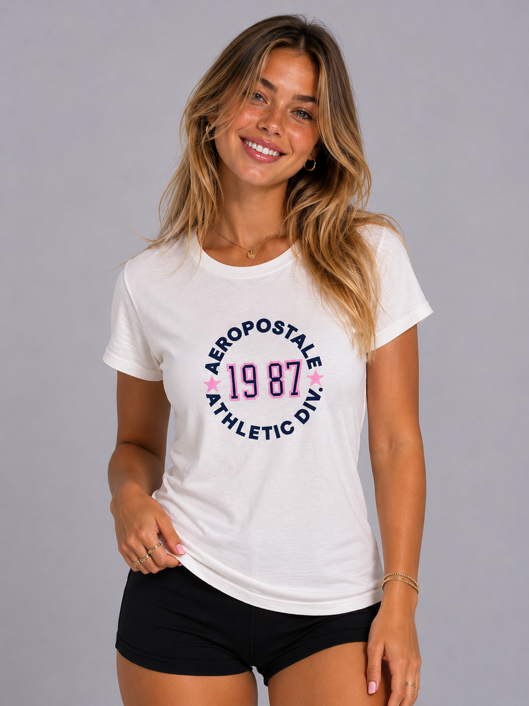 Camiseta Para Mujer Aero Graphic Level 1 Birch 7244
