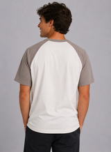 Camiseta Para Hombre Aero BC SS Knits Ash Grey 1600 (100% Algodón)