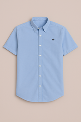 Camisa Para Hombre Aero Guys SS Woven Shirts Porcelain Blue 1440