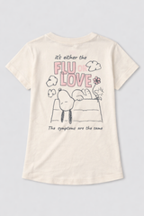 Camiseta de manga corta Peanuts G SS LEVEL 2 Graphics Birch PEANUTS355