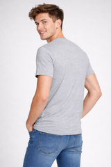Camiseta Para Hombre Aero Level 2 Graphic Tees Light Heather Grey 6227