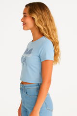 Camiseta Para Mujer Aero Graphic Level 2 Kentucky Blue 7025