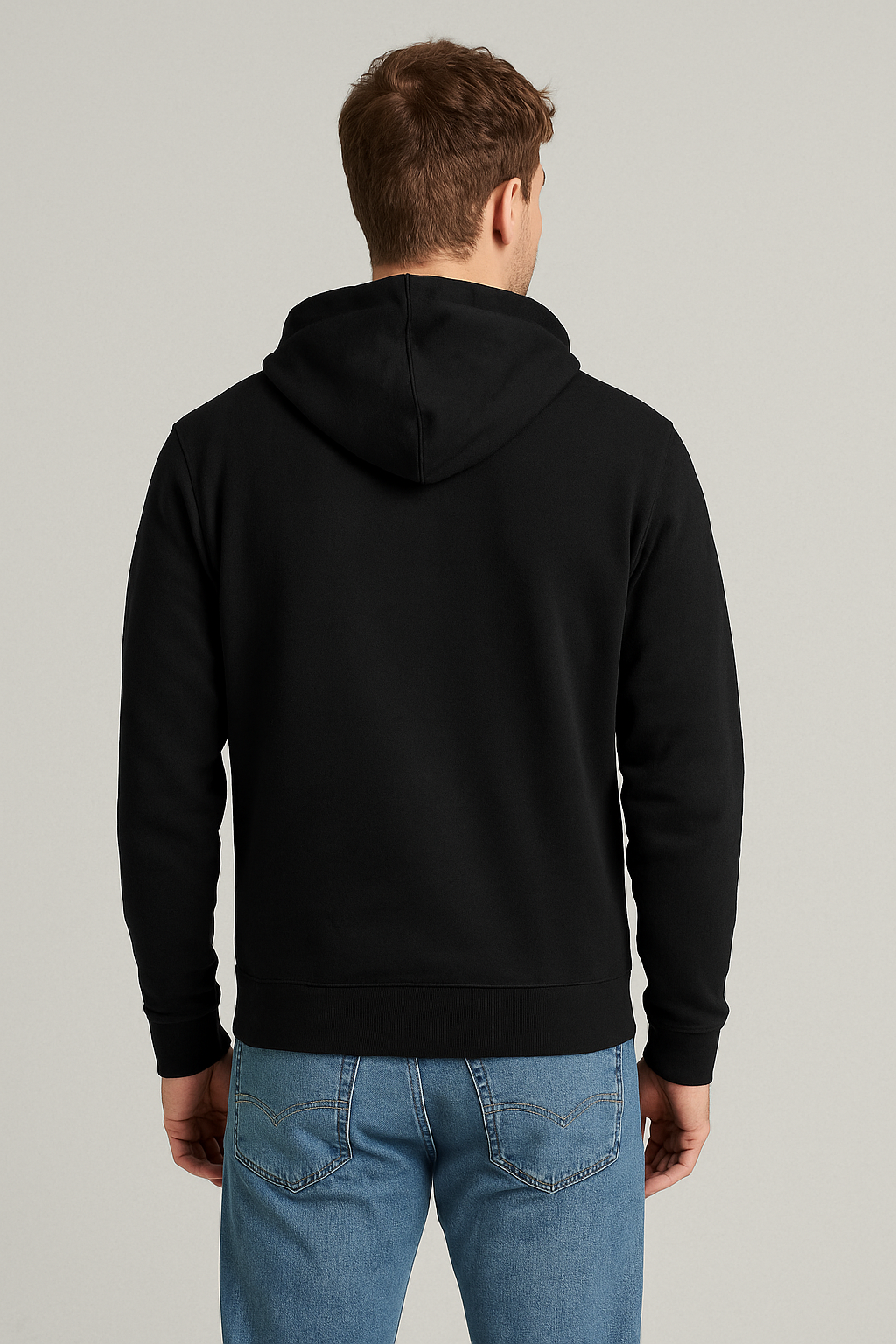 Buzo Para Hombre Aero Guys Popover Hoodies Dark Black 5997