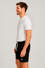 Bermuda Para Hombre Aero BC Shorts Dark Black 4238