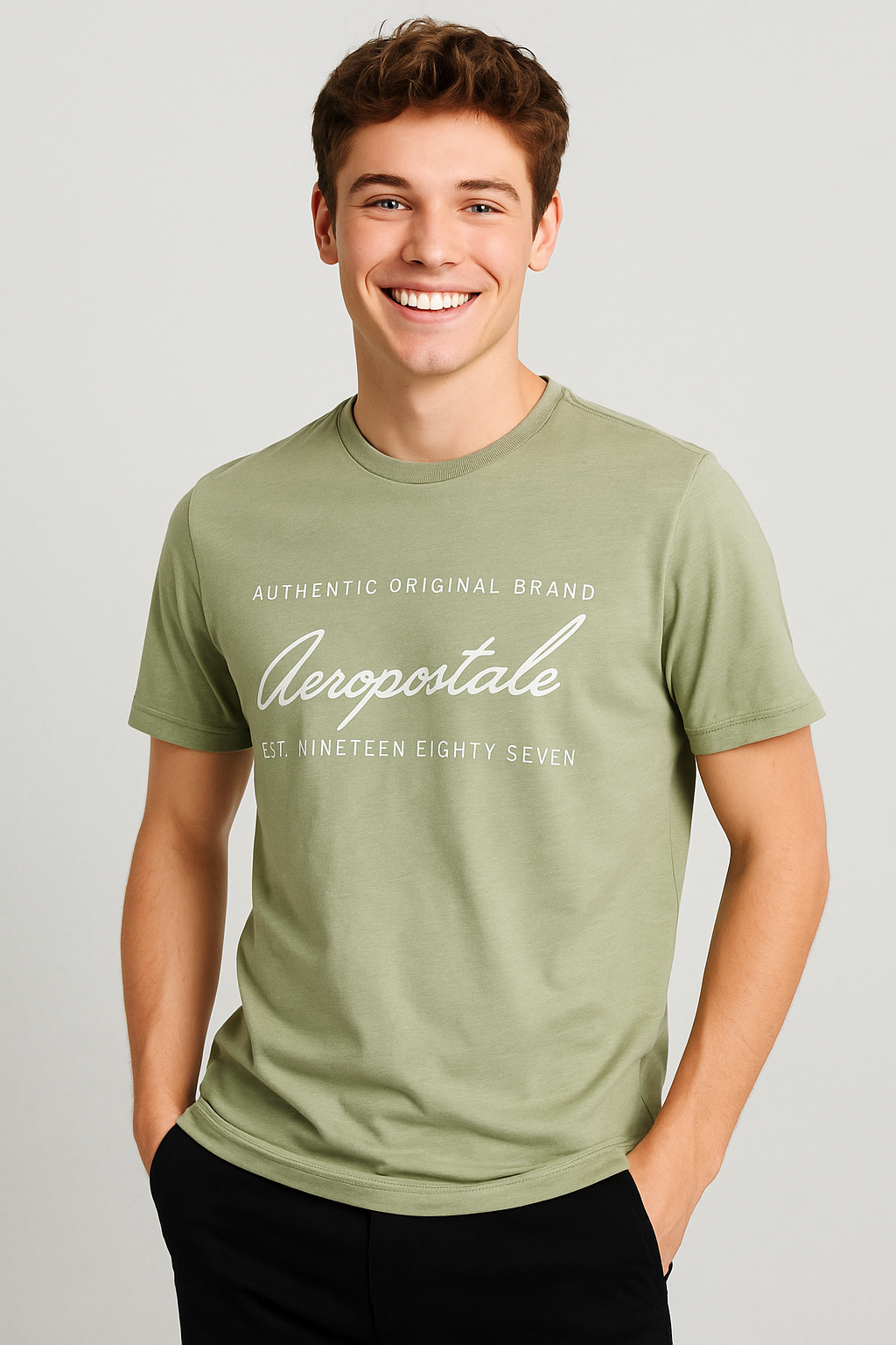 Camiseta Para Hombre Aero Level1 Graphic Tees Surf Spray 6213