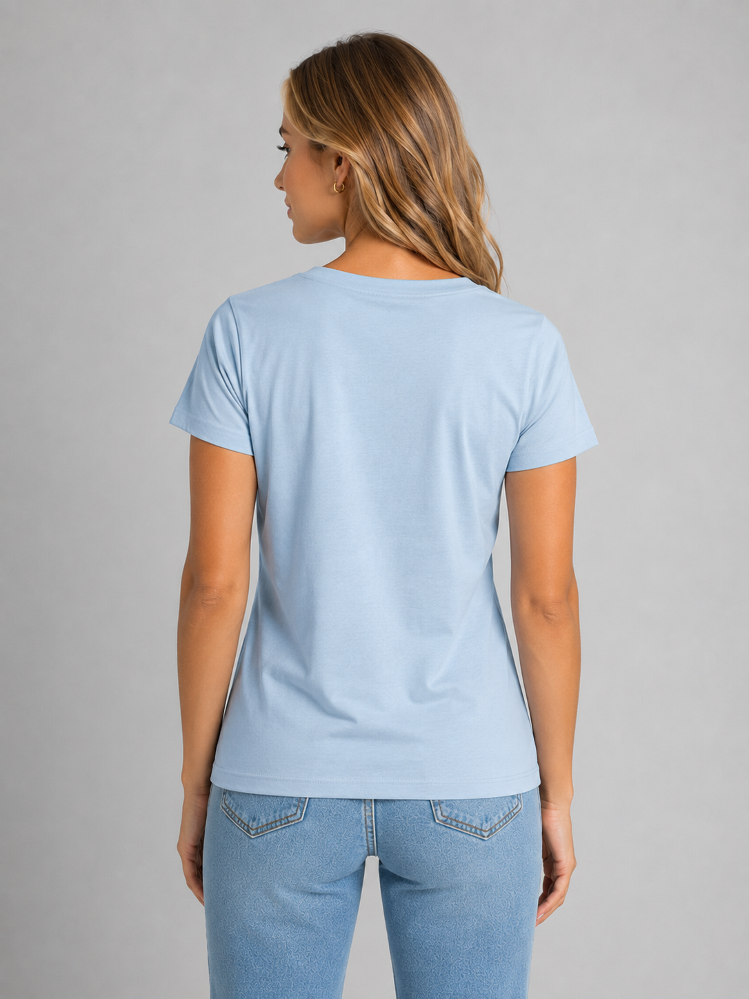 Camiseta Para Mujer Aero Girls Solid SS Kentucky Blue 4208