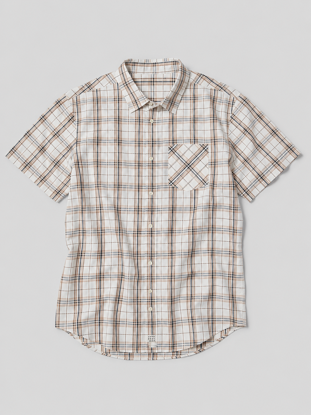 Camisa Para Hombre Aero Guys SS Woven Shirts Egret 7515