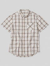 Camisa Para Hombre Aero Guys SS Woven Shirts Egret 7515