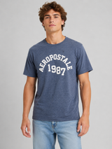 Camiseta Para Hombre Aero Level 2 Graphic Tees Cadet Navy 6223
