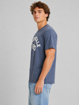 Camiseta Para Hombre Aero Level 2 Graphic Tees Cadet Navy 6223