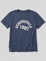 Camiseta Para Hombre Aero Level 2 Graphic Tees Cadet Navy 6223