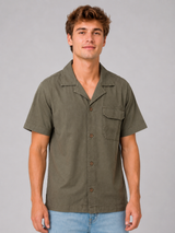 Camisa Para Hombre Aero Guys SS WOven SHirts Green Gables 221