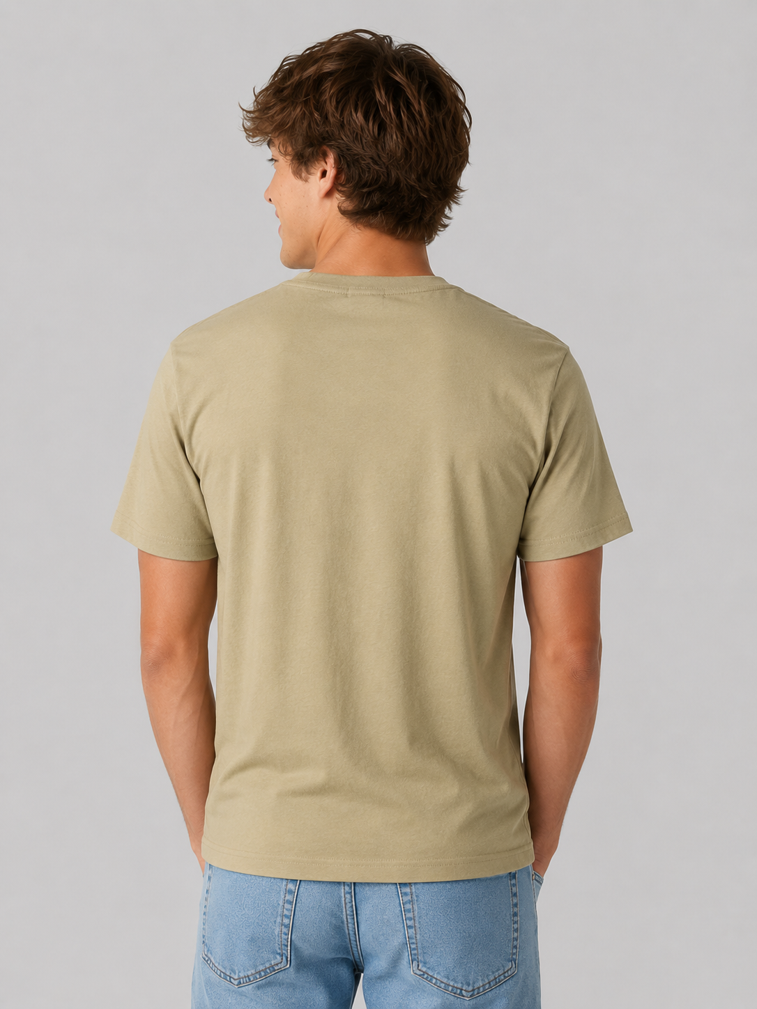 Camiseta Para Hombre Aero Level 2 Graphic Tees Olive Grey 6207