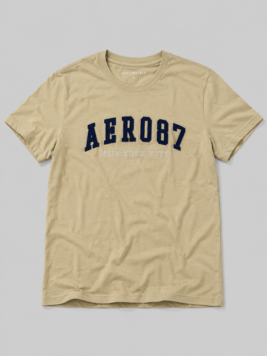 Camiseta Para Hombre Aero Level 2 Graphic Tees Olive Grey 6207