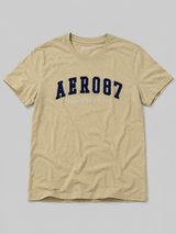 Camiseta Para Hombre Aero Level 2 Graphic Tees Olive Grey 6207