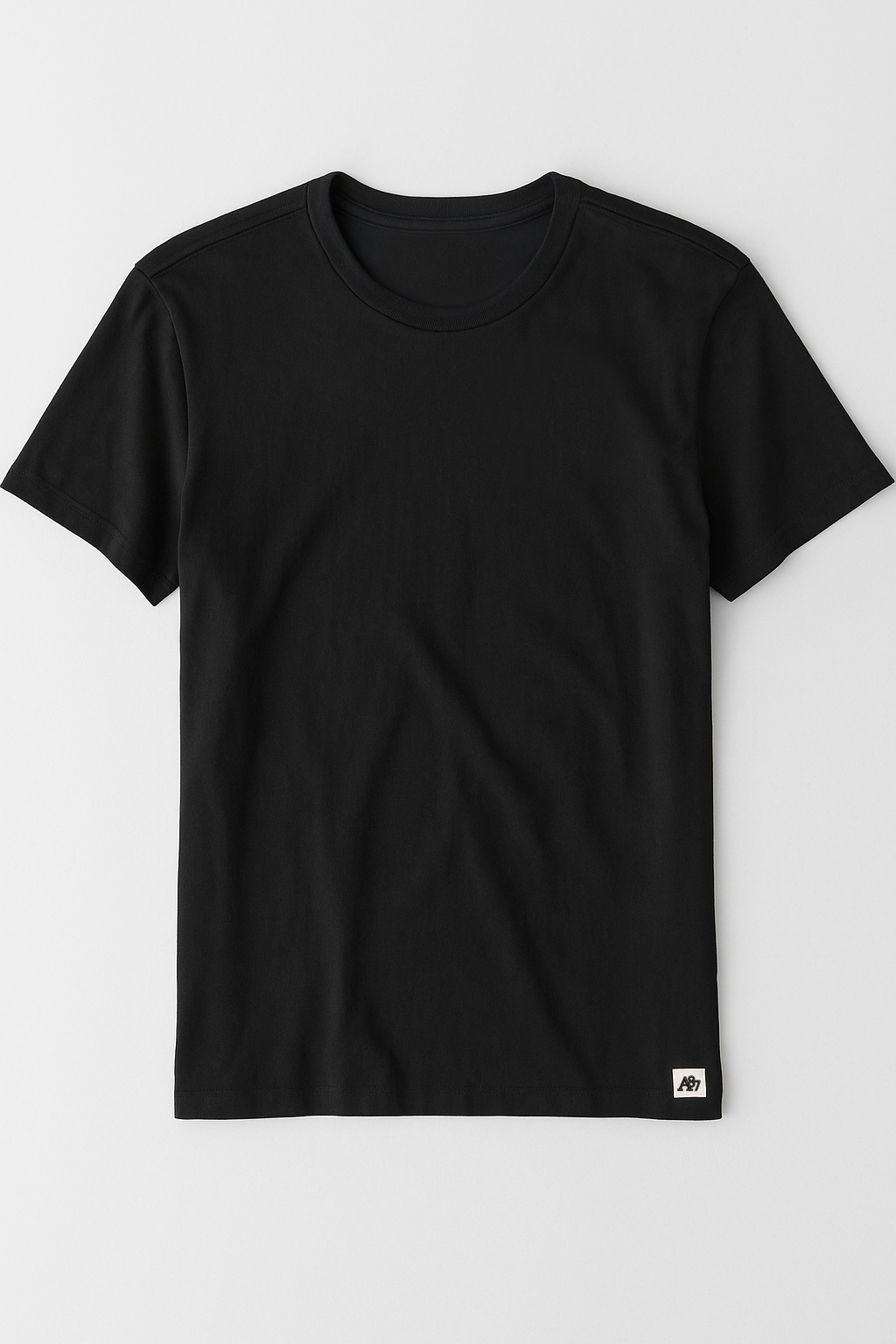 Camiseta Basica Para Mujer Aero Girls Fashion SS Dark Black 1602 100% Algodón