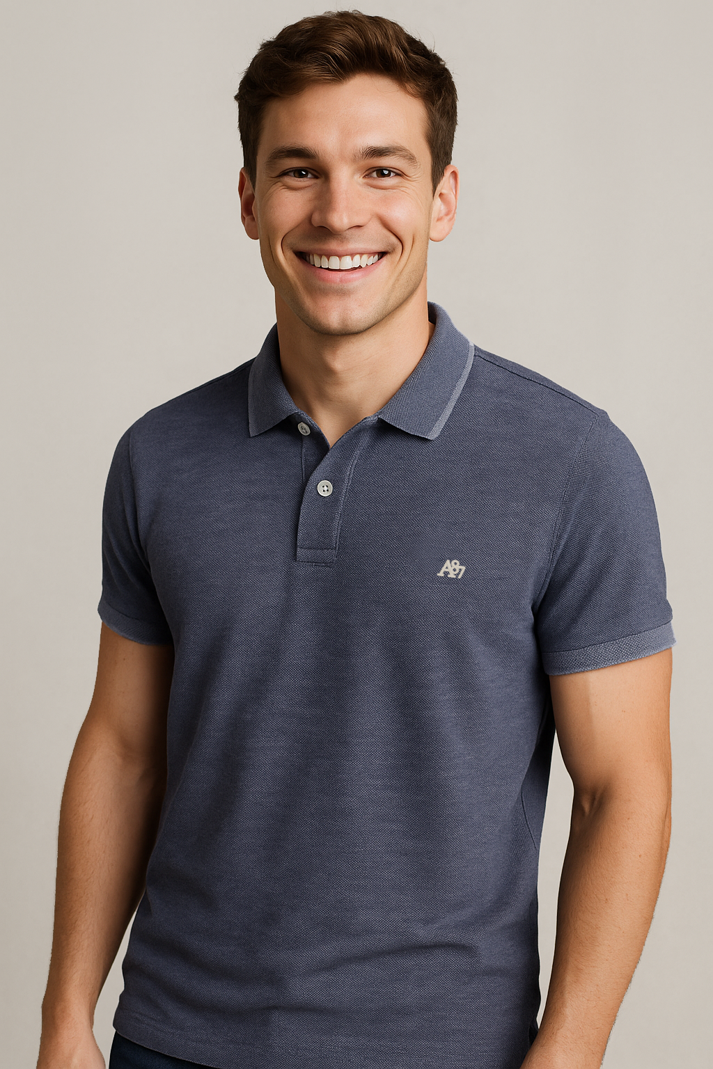 Camiseta Polo Aero Guys SS Novelty Polo Cadet Navy 9834