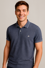 Camiseta Polo Aero Guys SS Novelty Polo Cadet Navy 9834