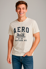 Camiseta Para Hombre Aero Level 1 Graphic Tees Birch 6214