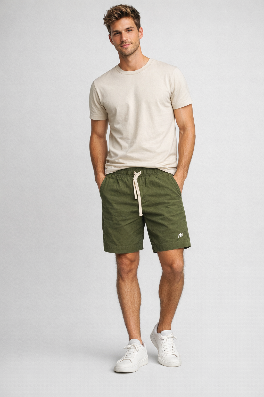 Bermuda Para Hombre Aero BC Shorts Cilantro 4238