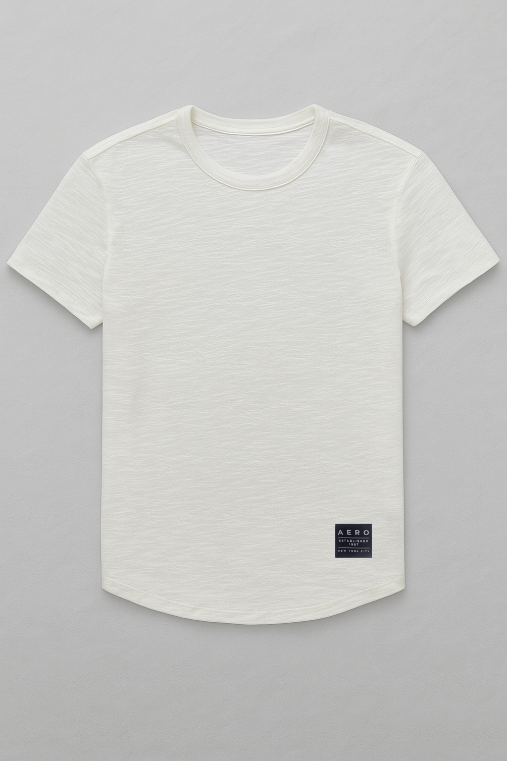 Camiseta Para Hombre Aero BC SS Knits Egret 9101