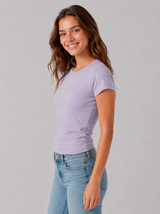 Camiseta Para Mujer Aero Graphic Level 2 Pastel Lilac 7096