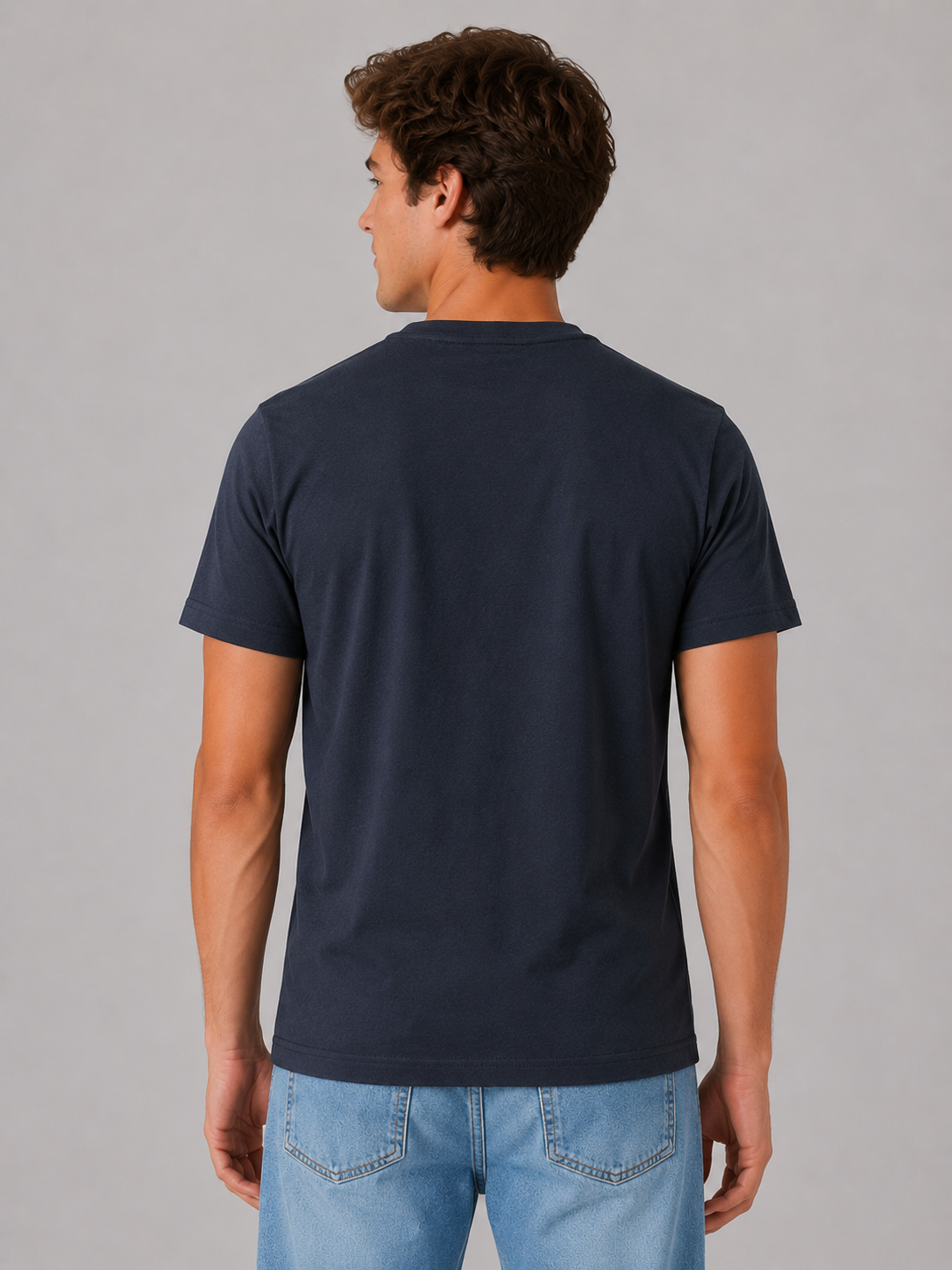Camiseta Para Hombre Aero Level 2 Graphic Tees Cadet Navy 6262