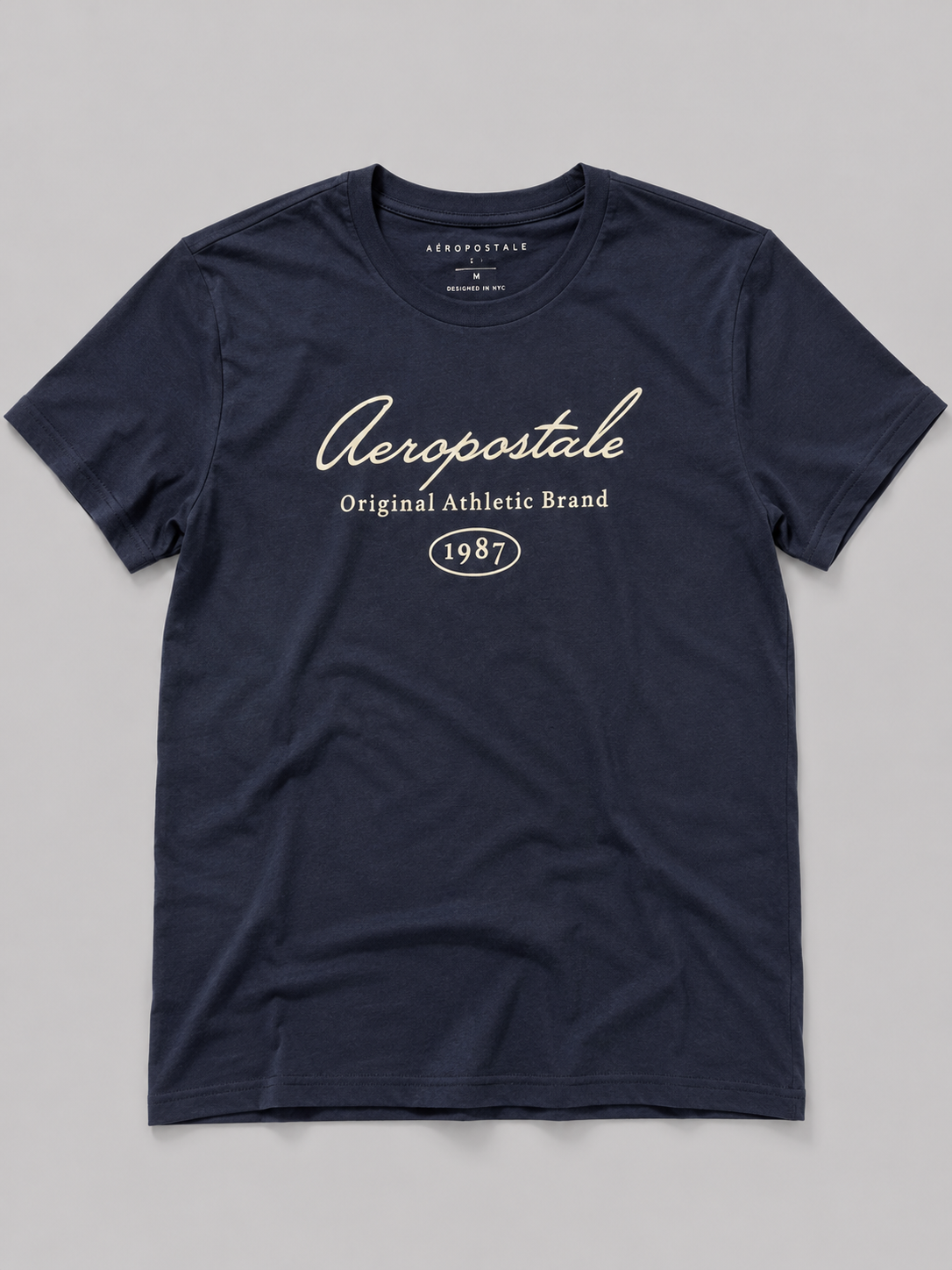 Camiseta Para Hombre Aero Level 2 Graphic Tees Cadet Navy 6262