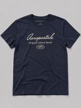 Camiseta Para Hombre Aero Level 2 Graphic Tees Cadet Navy 6262