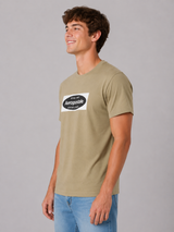 Camiseta Para Hombre Aero Level 2 Graphic Tees Olive Grey 6251