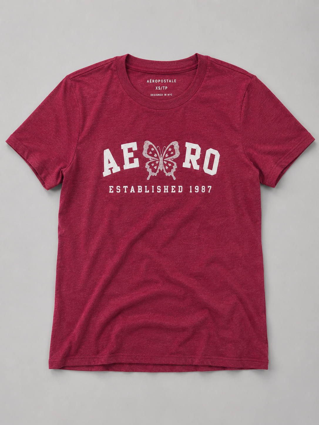 Camiseta Para Mujer Aero Graphic Level 2 Vinyl Red 7351