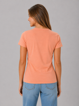 Camiseta Para Mujer Aero Graphic Level 2 Papaya Punch 7011