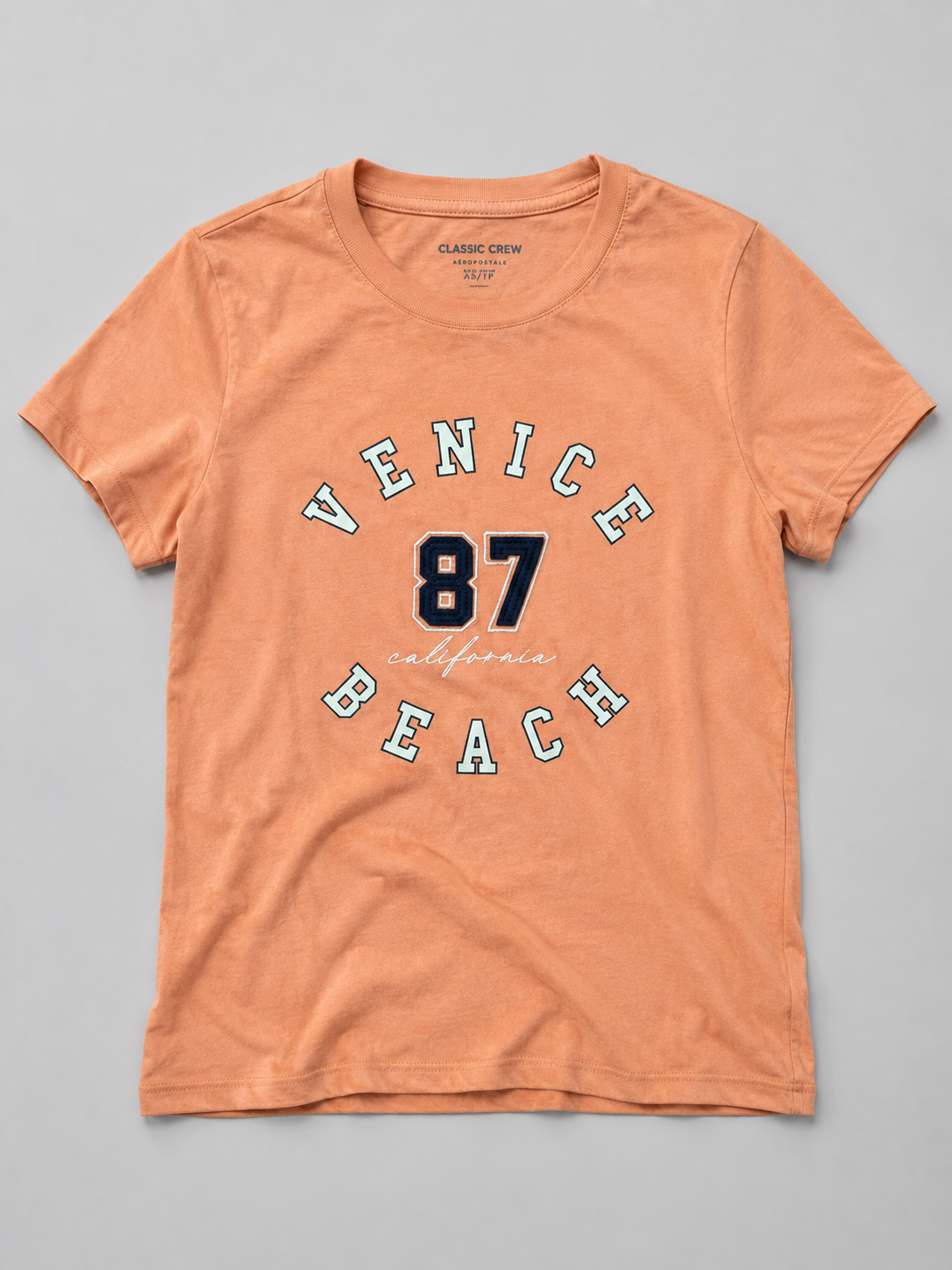 Camiseta Para Mujer Aero Graphic Level 2 Papaya Punch 7011
