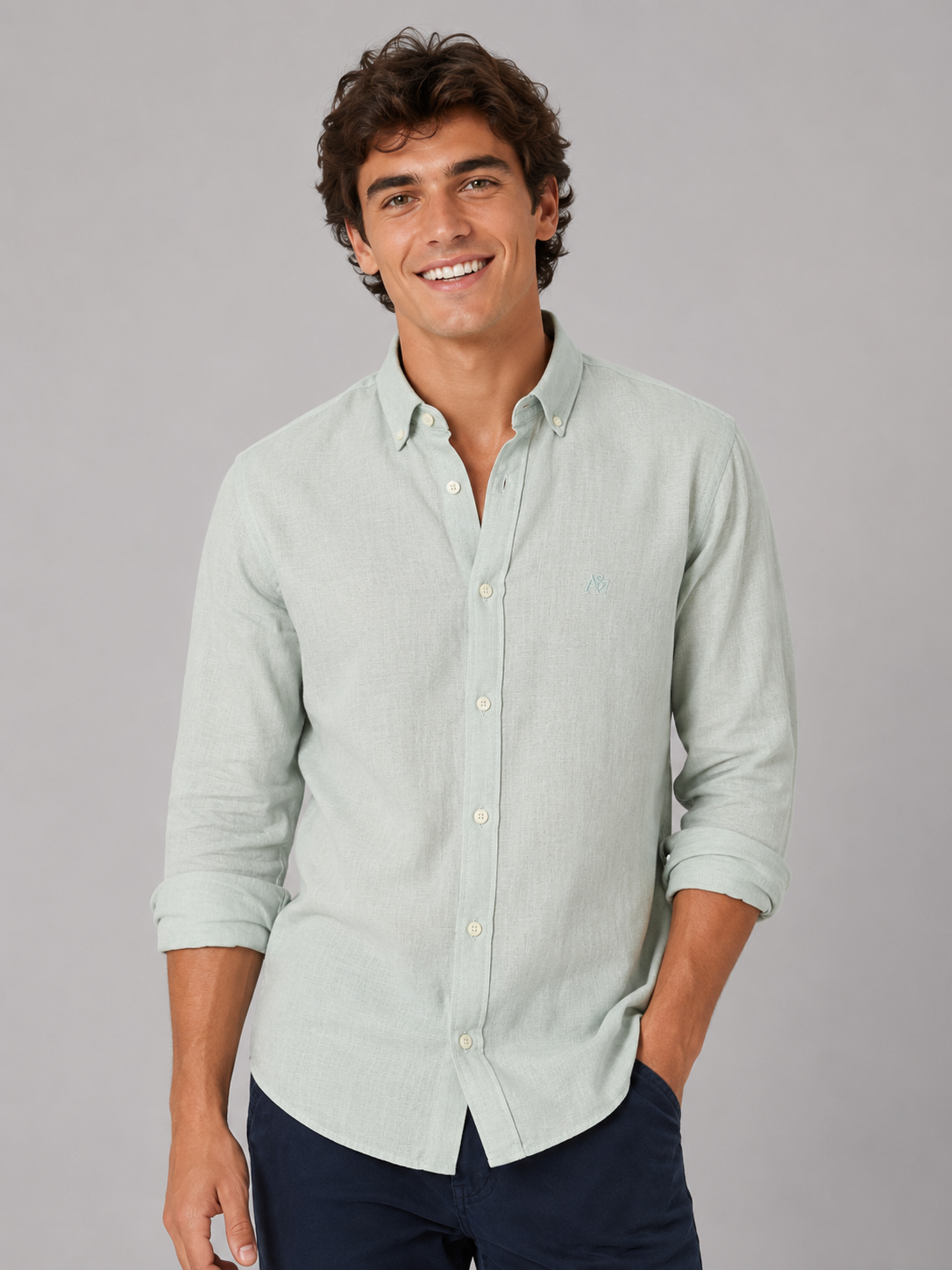 Camisa Para Hombre Aero Guys SS Woven Shirts Surf Spray 1546
