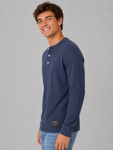 Buzo Para Hombre Aero Guys LS Henley Roman Violet 9076
