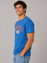 Camiseta Para Hombre Aero Level 1 Graphic Tees French Blue 6330