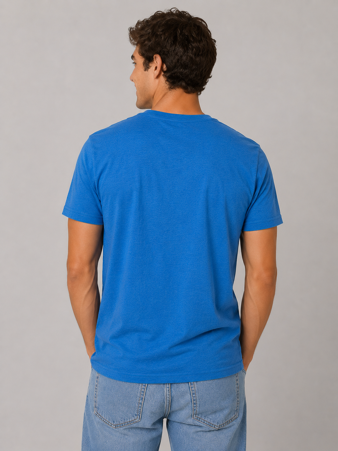 Camiseta Para Hombre Aero Level 1 Graphic Tees French Blue 6330