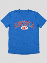 Camiseta Para Hombre Aero Level 1 Graphic Tees French Blue 6330
