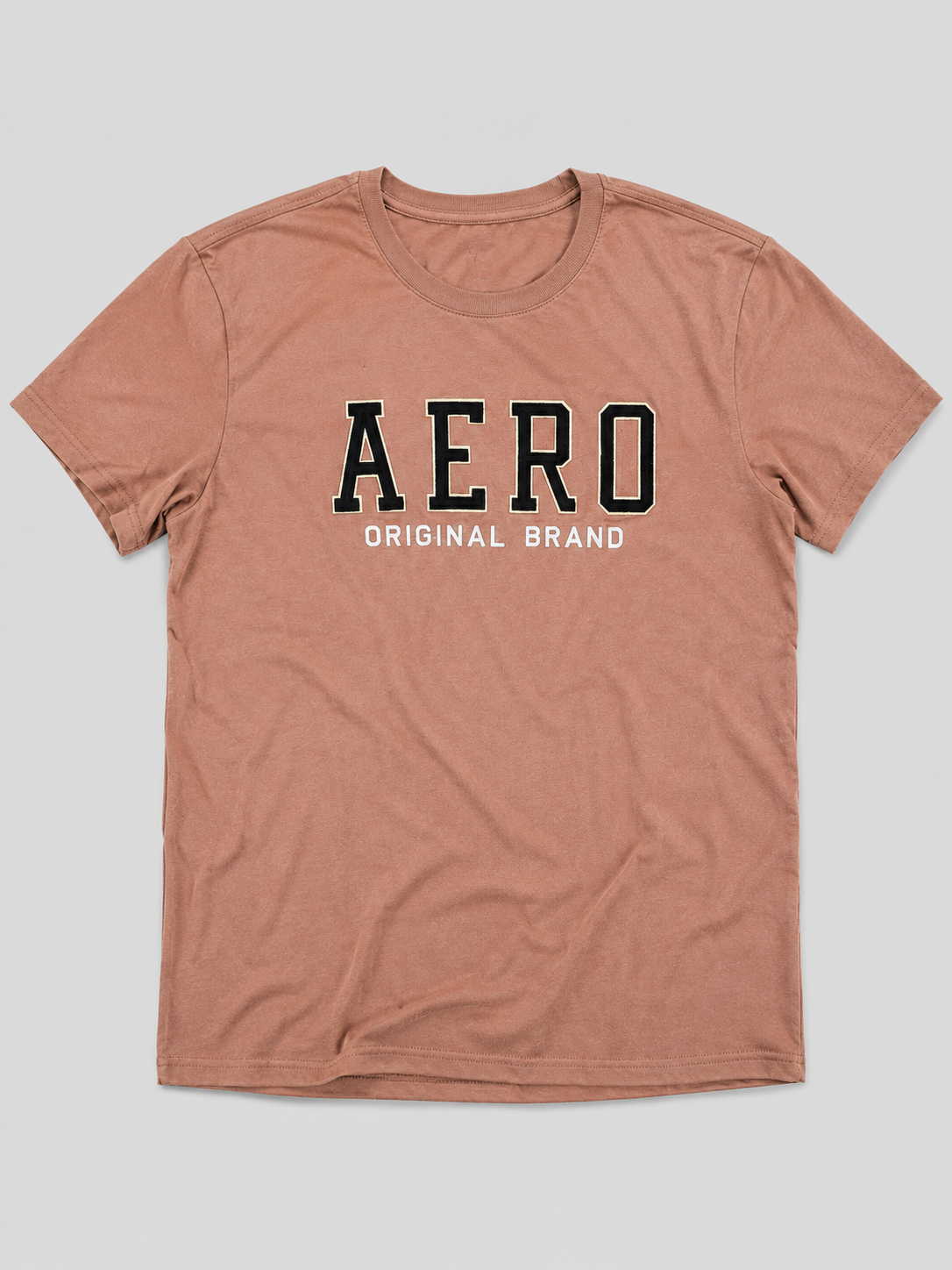 Camiseta Para Hombre Aero Level 2 Graphic Tees Mocha Mousse 6217