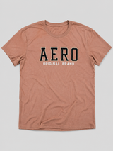 Camiseta Para Hombre Aero Level 2 Graphic Tees Mocha Mousse 6217