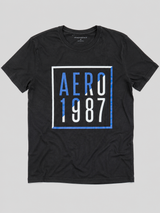 Camiseta Para Hombre Aero Level 2 Graphic Tees Dark Black 2169