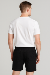 Bermuda Para Hombre Aero BC Shorts Dark Black 4238