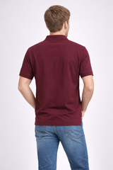 Camiseta Polo Aero Guys SS Solid Polo Raspberry Red 7907