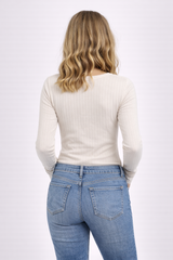 Top Para Mujer Aero Girls LS Henley Tofu 7003