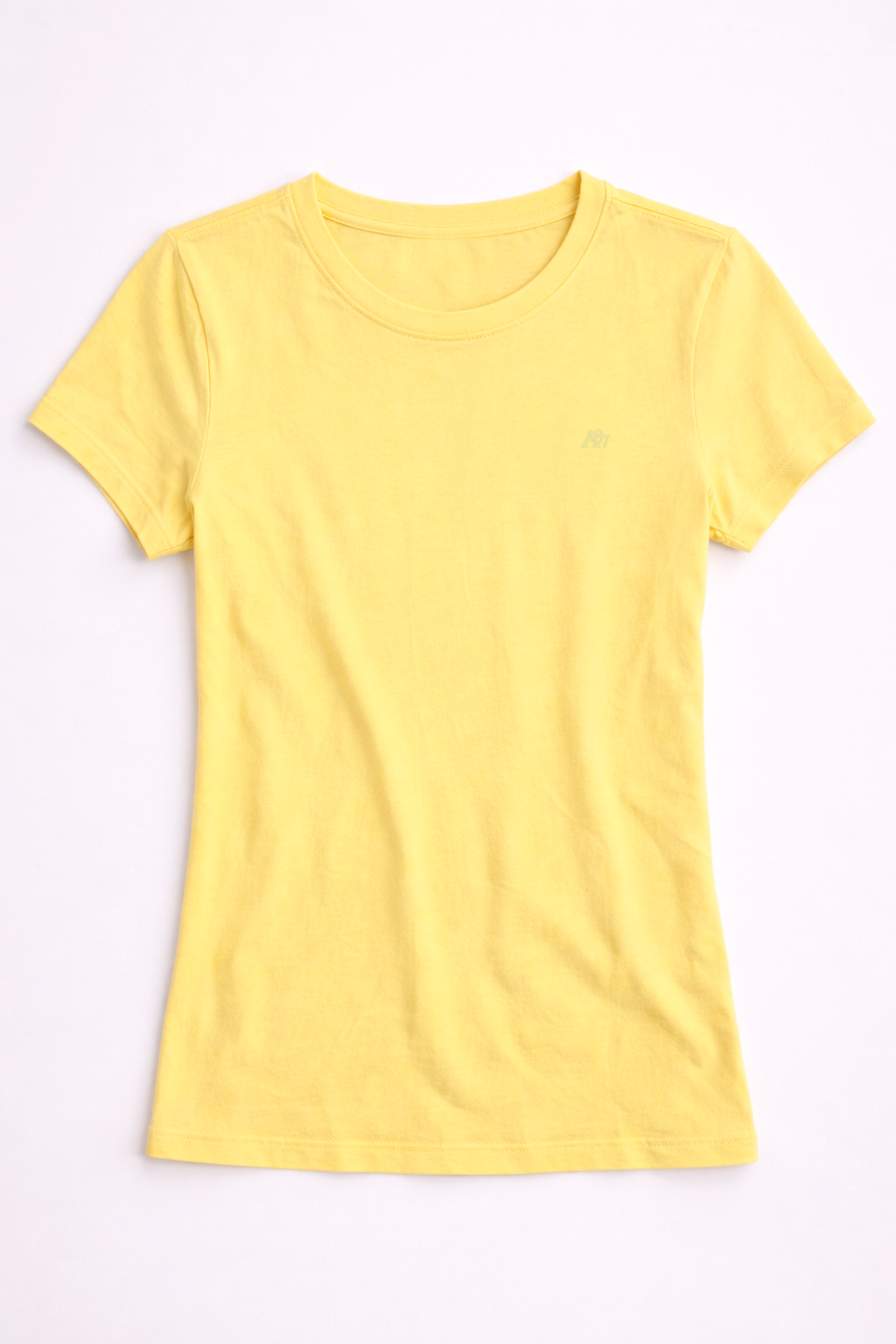 Camiseta Basica Para Mujer Aero Girls Solid SS Amber Yellow 4208