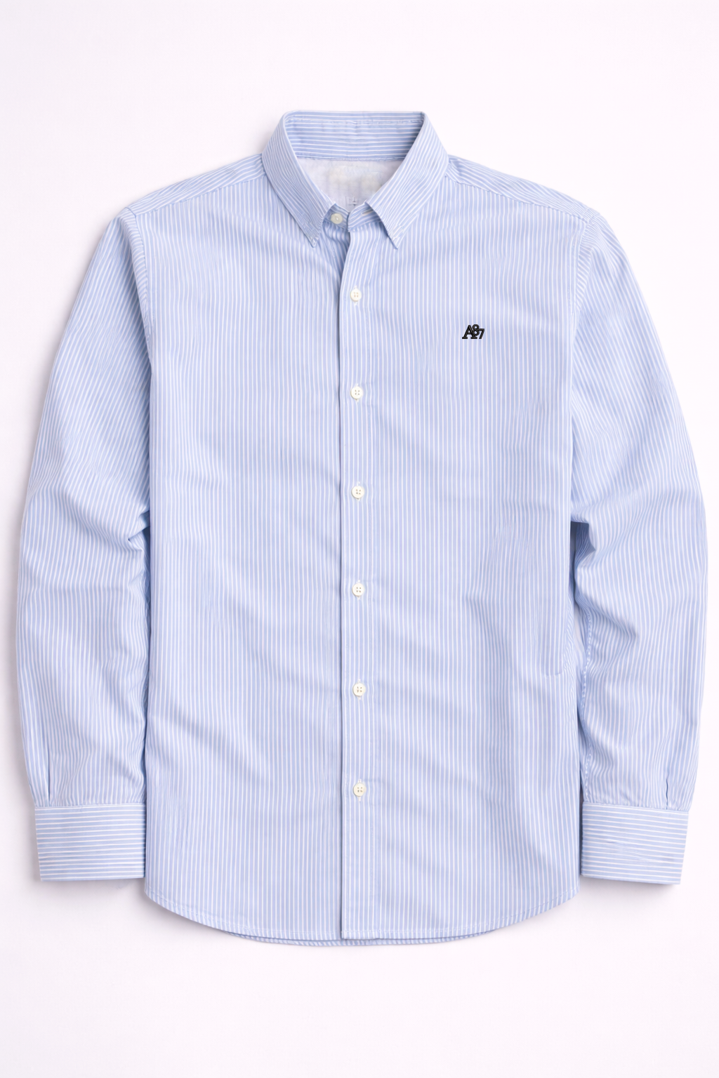 Camisa Para Hombre Aero Guys LS Woven SHirts Porcelain Blue 1448