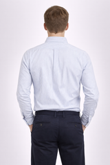 Camisa Para Hombre Aero Guys LS Woven SHirts Porcelain Blue 1448