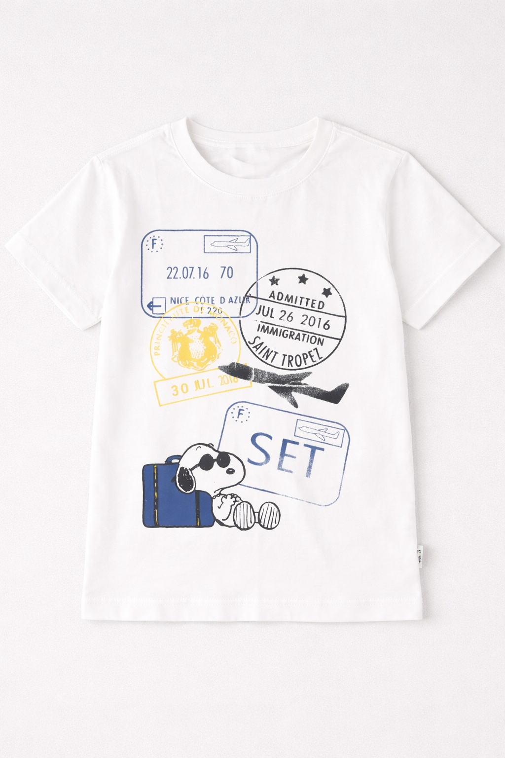 Camiseta de manga corta Peanuts B LS Level 2 Graphic Birch PEANUTS349